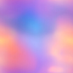 Wall Mural - Blurred background, soft focus, blue and pink gradient, light teal, purple and orange