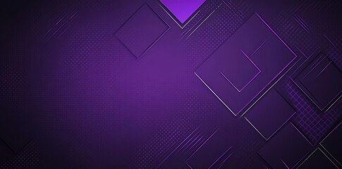 Wall Mural - Purple Abstract Background Creates Dynamic Visual with Geometric Shapes and Modern Design Elements. Digital Art.