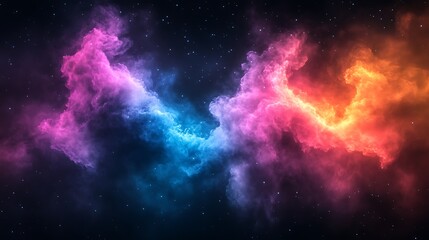 cosmic nebula, space, colors, energy, background, abstract art