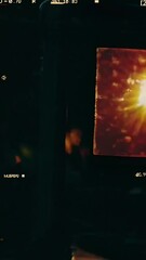 Wall Mural - Radiant sunburst transmission: dynamic energy and light patterns in motion