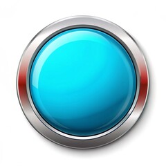 vector glossy button