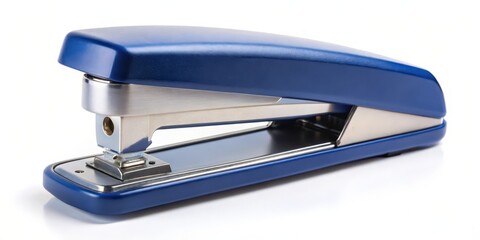 Sticker - Blue Stapler on White Background