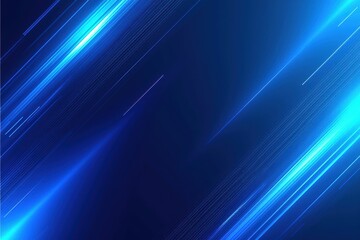 Wall Mural - vibrant abstract blue light streams creating a dynamic energy atmosphere in a dark background space