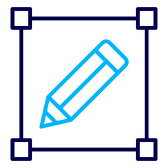 Sticker - Pen tool  Outline Color icon