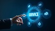 © ONCOM - Service-Technology-Hand-Interface-Digital-Business