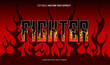 © Hybernate - fighter editable text effect