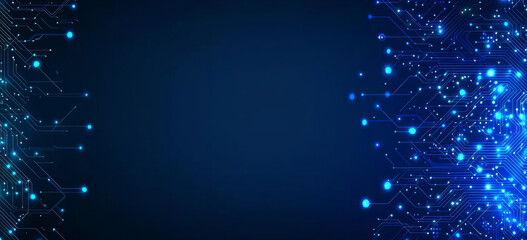 Wall Mural - modern technology circuit board texture background design. quantum computer technologies concepts, l