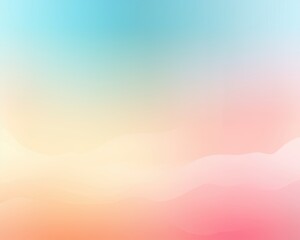 Wall Mural - abstract pastel gradient background with blurred colors for web design, wallpaper, or art project