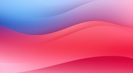 Wall Mural - abstract flowing lines of pink and blue blend together. for a wallpaper or simple background