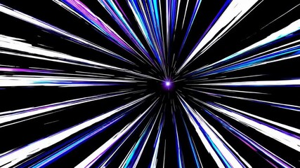 Poster - Radiant Core Expansion Vibrant Light Convergence