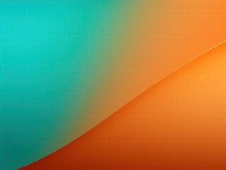 Wall Mural - abstract wallpaper teal and orange gradient background for web design or presentation graphics