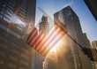 © kieferpix - New York City, NYC, American flag background