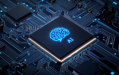 AI, Artificial Intelligence concept,3d rendering,conceptual image. 
