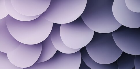 Wall Mural - overlapping circles of lavender and purple create an abstract pattern