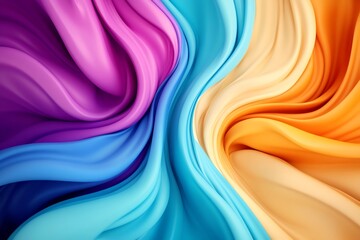 revenue visualization with neon flows and vibrant codes