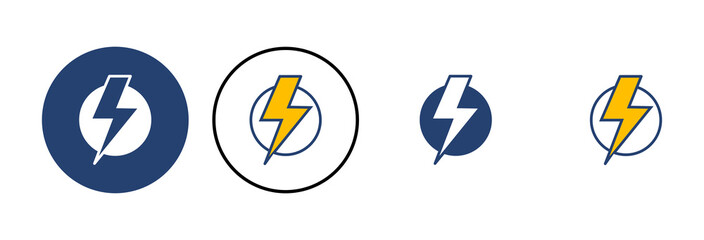 Wall Mural - power icon vector. power switch icon. electric power
