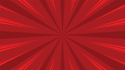 Wall Mural - red sunburst graphic background