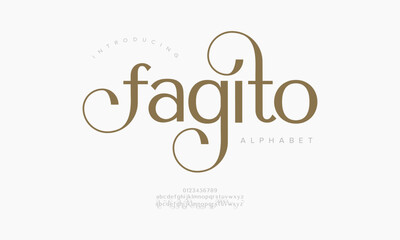 fagito typography beauty fashion elegant minimalist serif italic fonts decorative wedding vintage re