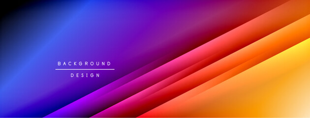 Wall Mural - colorful gradient with lines made of shadow and light. creative background