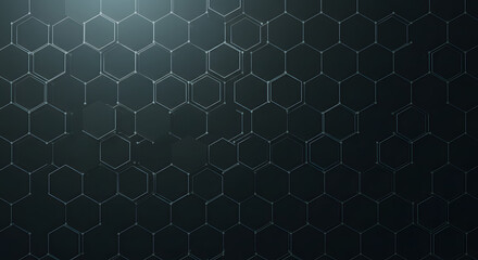 Hexagons pattern. Geometric abstract background with simple hexagonal elements. Medical, technology, or science design.