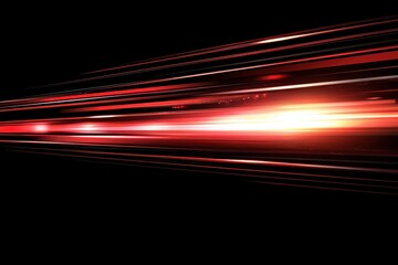 Wall Mural - dynamic abstract background with red and black light streaks