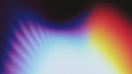 Wall Mural - abstract background with blurred vibrant colors in blue, purple, red, and yellow hues.