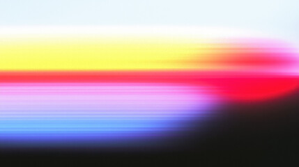 Canvas Print - Abstract colorful blurred horizontal stripes background.