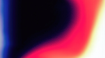 Canvas Print - Abstract vibrant color gradient background with dark blue, red, and yellow hues.