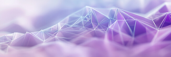 Wall Mural - purple background with a lot of lines and triangles. the image is abstract and has a futuristic feel