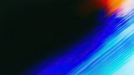 Wall Mural - abstract vibrant light streaks on dark background, diagonal composition.