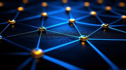 Global network connection, data flow, digital technology, dark background, for tech websites