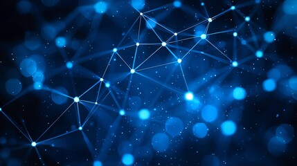 Global Network Connection Abstract Background