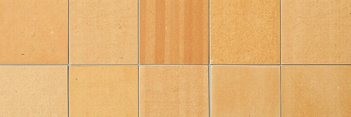 Ceramic brown tile with rough abstract stone surface pattern, design, floor