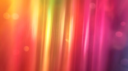 Leinwandbilder - Mesmerizing Luminous Abstract Color Spectrum Gradient with Delicate Rainbow Blur   A visually captivating digital background featuring a harmonious and celebratory expression through a vibrant
