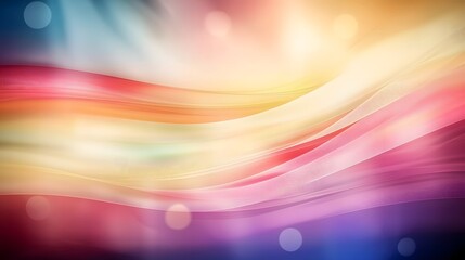 Fototapete - Glowing and ethereal rainbow gradient background with a beautifully blurred effect softly transitioning between rich and vibrant colors perfect for creative and modern design projects digital art