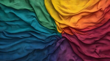 Aufkleber - Dreamy and Immersive LGBTQ Pride Inspired Gradient Background with Soft Diffused Rainbow Hues Melting Together in a Visually Stunning and Atmospheric Composition