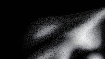 Fototapete - Elegant Monochrome Gradient Textured Background with Smooth White and Gray Noise Ideal for Stylish Banner Header or Cover Design