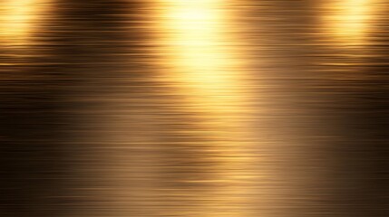 Leinwandbilder - Sophisticated and Shiny Brushed Gold Texture with a Balanced Blend of Soft Highlights and Linear Grain Offering a Premium Aesthetic Suitable for Luxury Backgrounds Branding and High End Designs