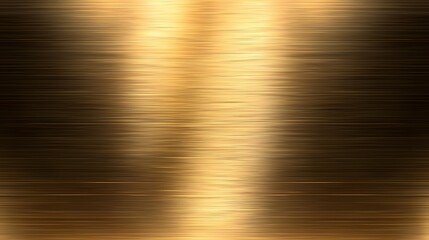 Leinwandbilder - Sophisticated and Shiny Brushed Gold Texture with a Balanced Blend of Soft Highlights and Linear Grain Offering a Premium Aesthetic Suitable for Luxury Backgrounds Branding and Graphic Design