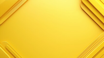 Wall Mural - a flat yellow background with subtle shadowing and clean space for adding text or graphics.