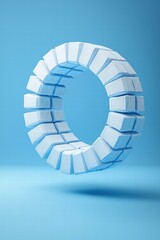 Wall Mural - abstract geometric shape. ai.