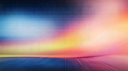 Fototapete - Vibrant Abstract Gradient Textured Background with Fluid Composition