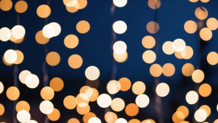 Aufkleber - Abstract Blurred Lights Bokeh Background