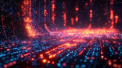 Binary code Information technology digital concept texture map pattern background
