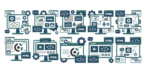 Web Development Illustration