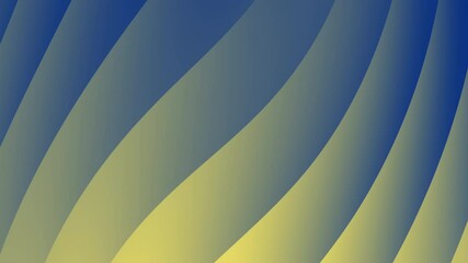 Poster - A smooth gradient background featuring flowing waves of blue and yellow, creating a calming and dynamic visual effect.