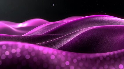 Wall Mural - abstract particle waves and lights in motion