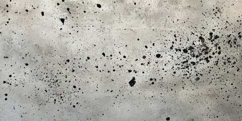 Fototapete - Gray concrete backdrop with scattered black specks providing ample copy space for text or design. Ideal for modern and industrial themes.