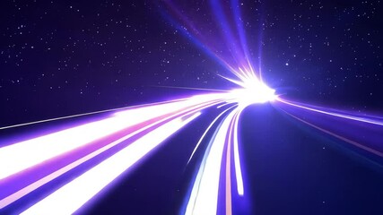 Wall Mural - abstract space wave animation