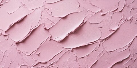 Fototapete - Textured background with layers of soft pink paint exhibiting a wavy design, creating a subtle and elegant appearance ideal for various applications.